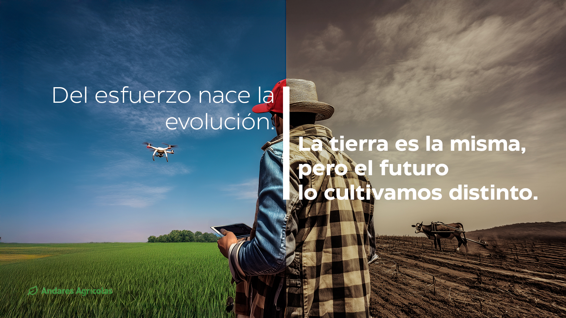 Pieza gráfica horizontal sobre el futuro y la tecnología